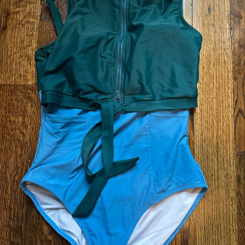 Latched Mama Front Zip Nursing Swimsuit